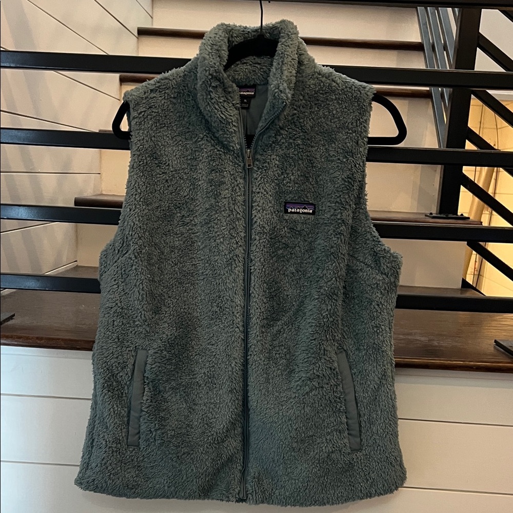Patagonia Los Gatos Green Fleece Vest